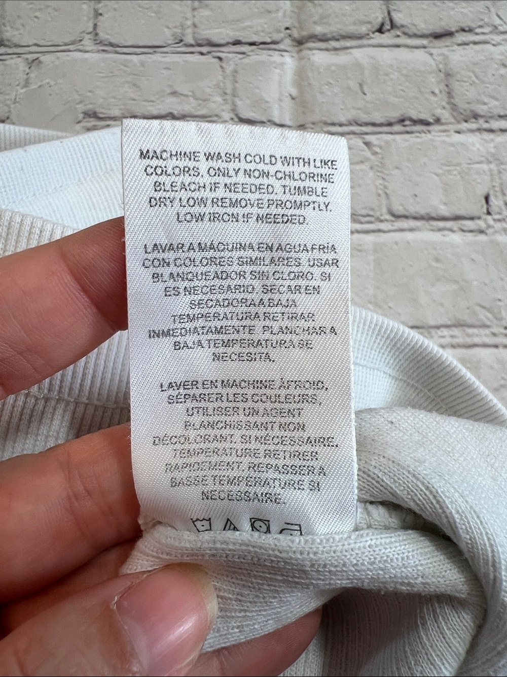 Altar’d State Cream Ribbed Sweatpants - Picture 4 of 6